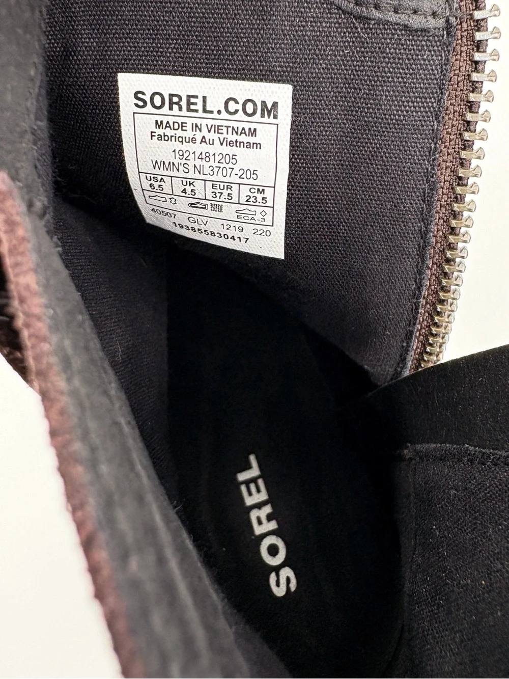 SOREL Cate Brown Waterproof Leather Ankle Boots 6.5